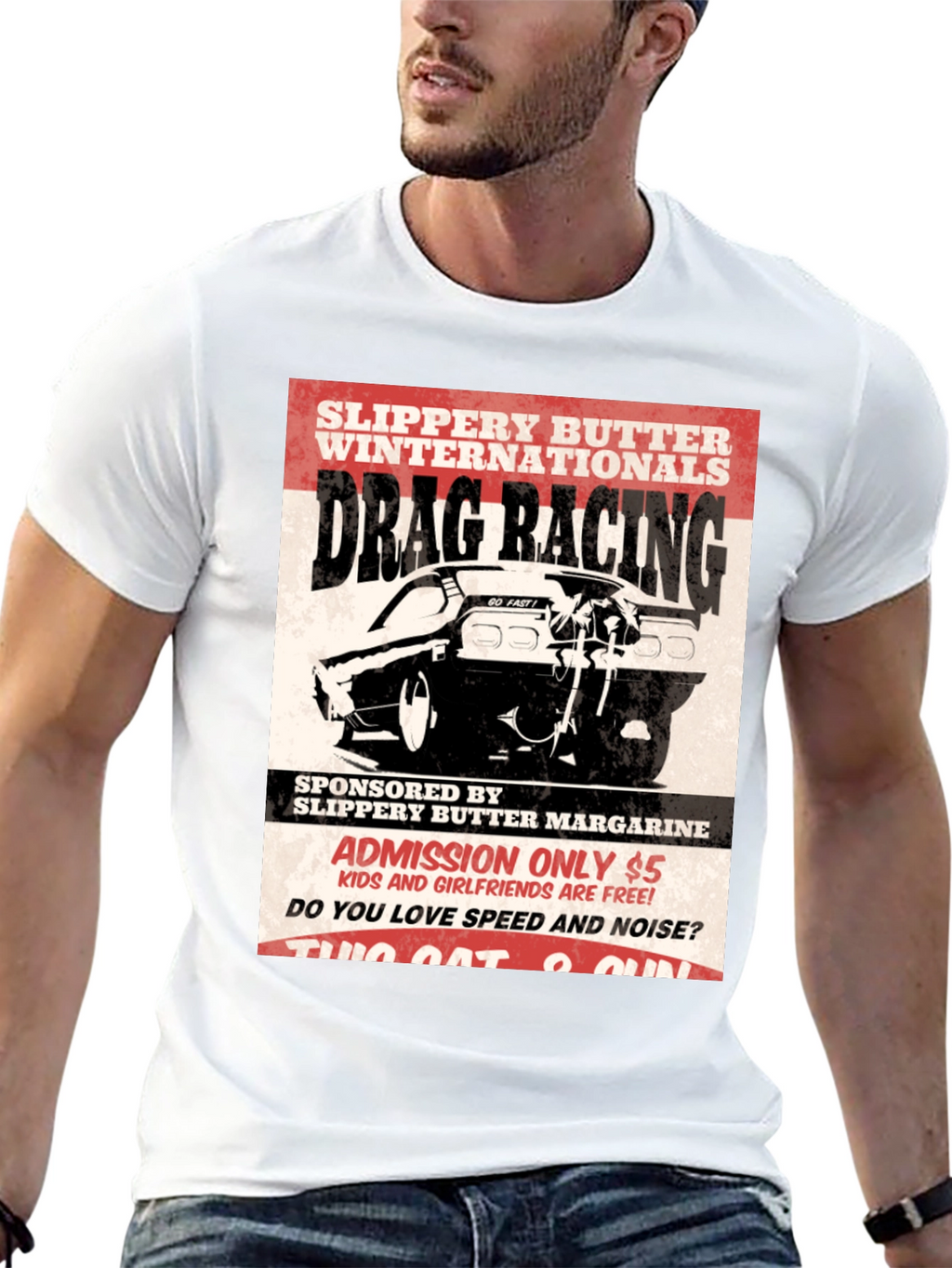 Drag Racing T-Shirt - Slippery Butter Internationals