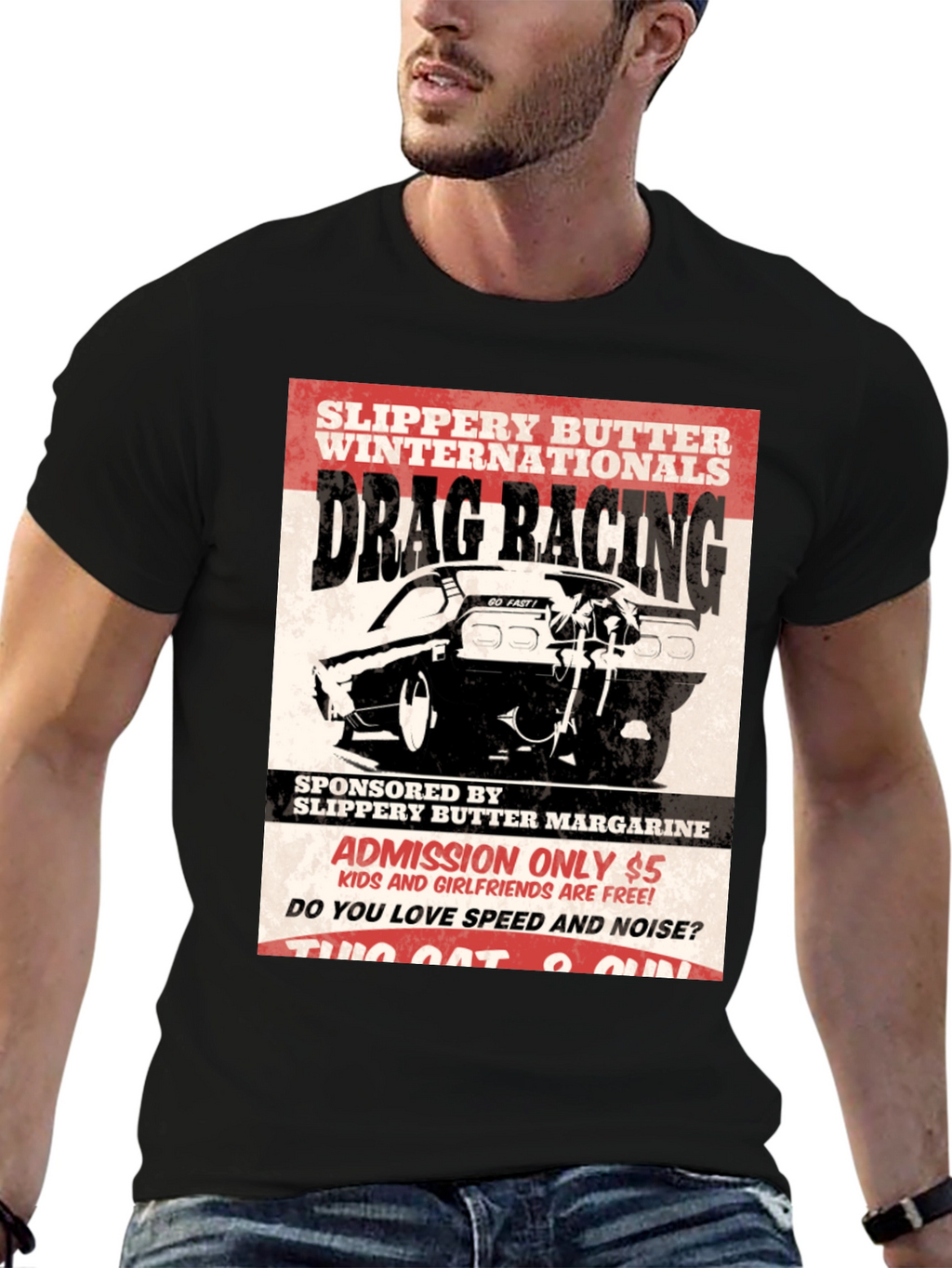 Drag Racing T-Shirt - Slippery Butter Internationals