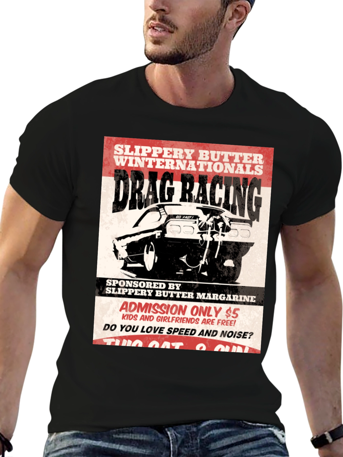 Drag Racing T-Shirt - Slippery Butter Internationals