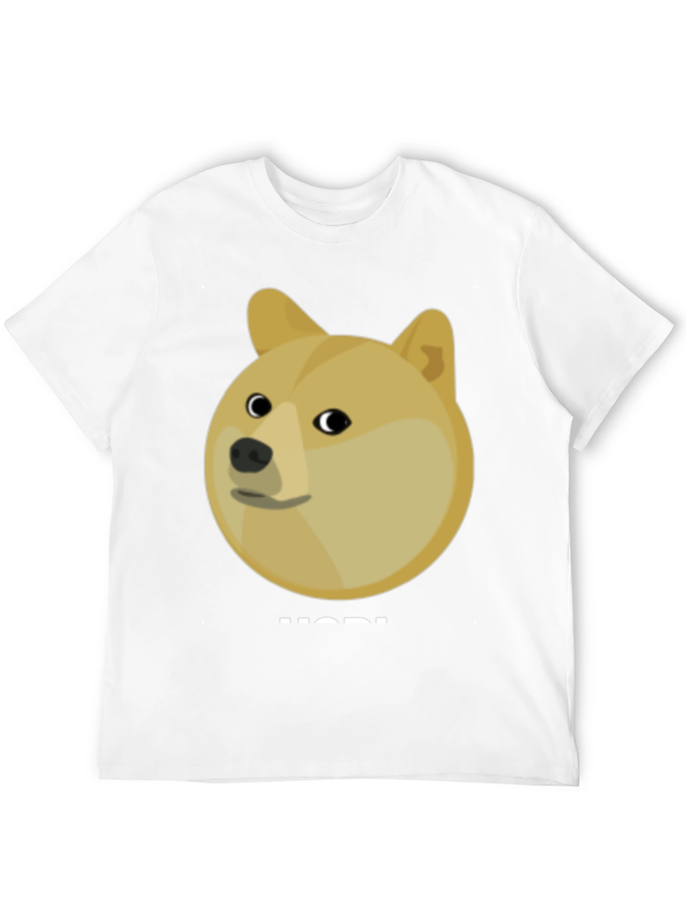 Doge HODL Black T-Shirt - Crypto Meme Tee