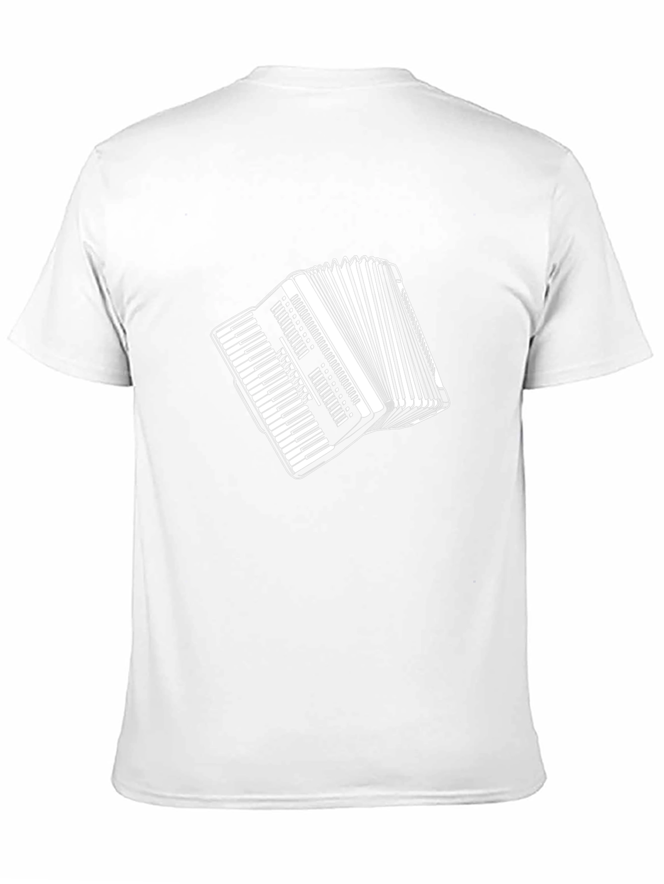 Accordion Graphic Tee - Black Unisex T-Shirt