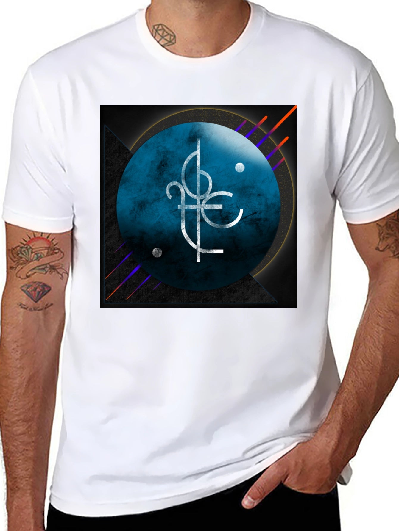 Abstract Graphic Tee - Urban Style