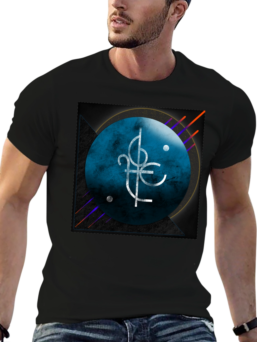 Abstract Graphic Tee - Urban Style