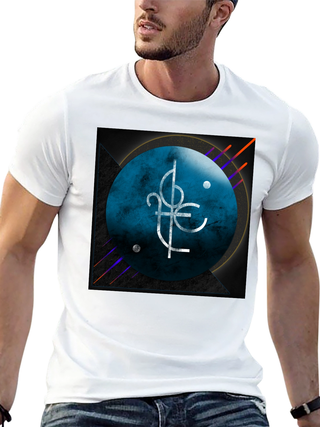 Abstract Graphic Tee - Urban Style
