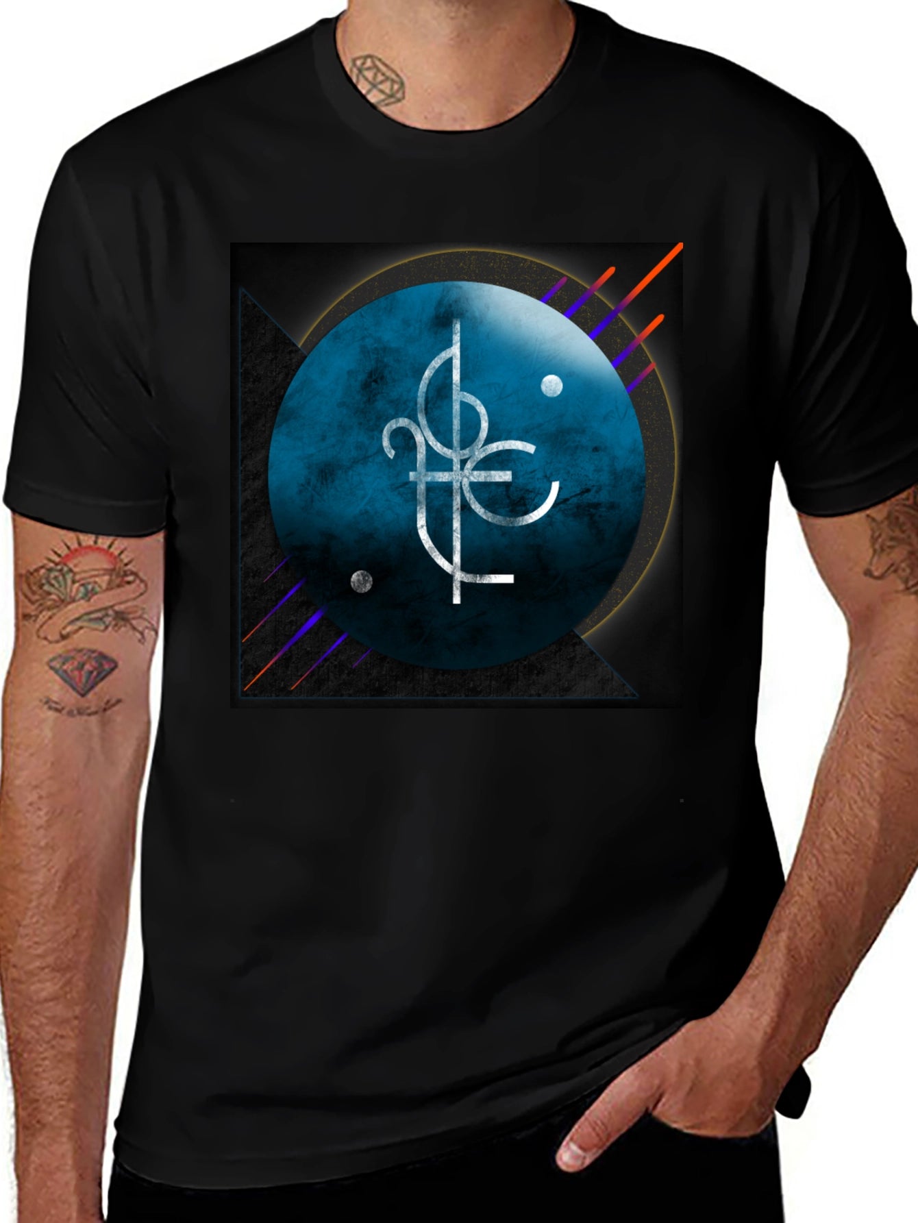Abstract Graphic Tee - Urban Style