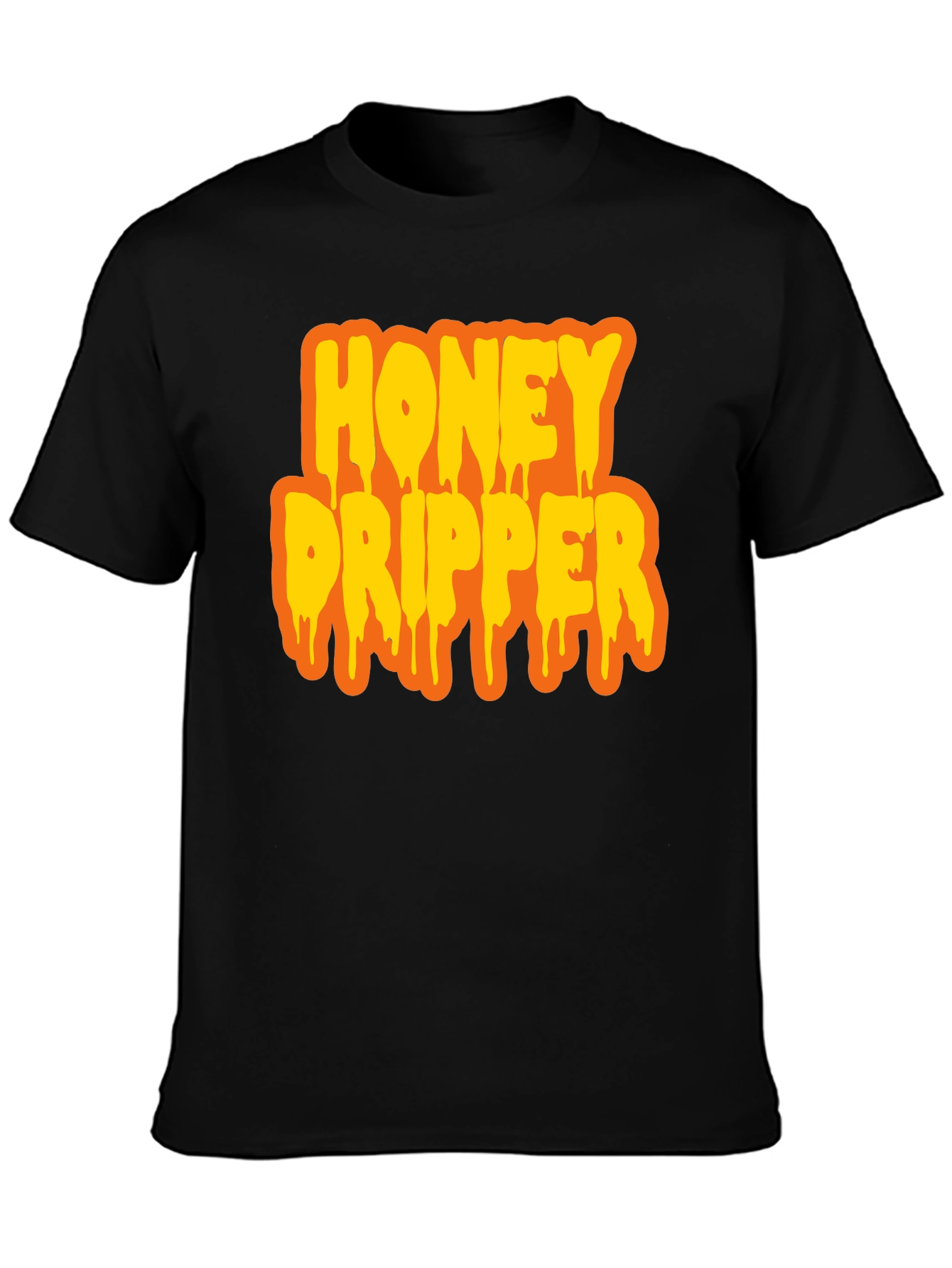 Honey Dripper Graphic T-Shirt - Black