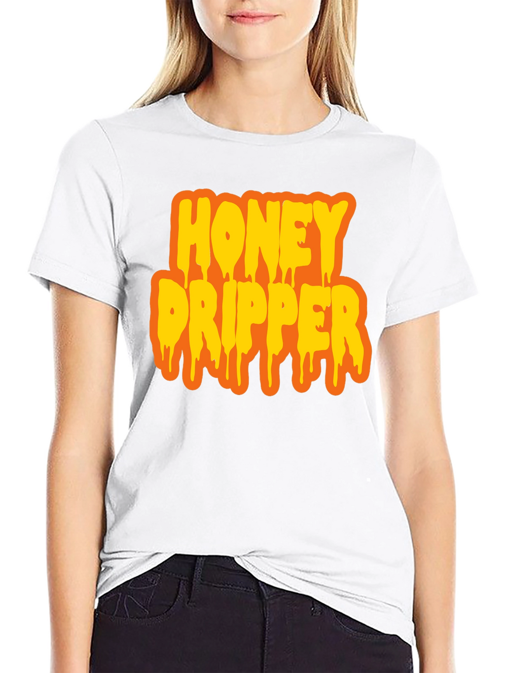 Honey Dripper Graphic T-Shirt - Black