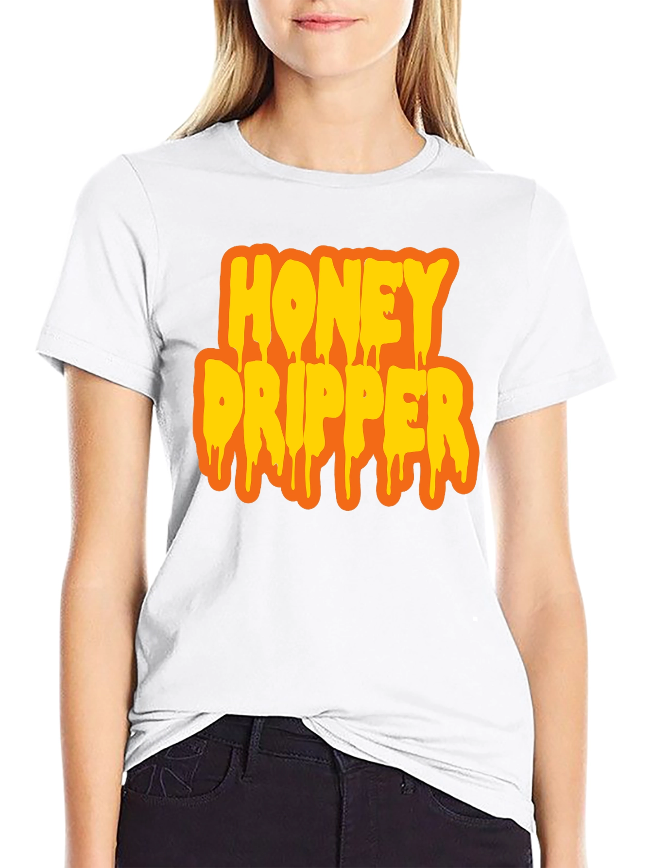 Honey Dripper Graphic T-Shirt - Black