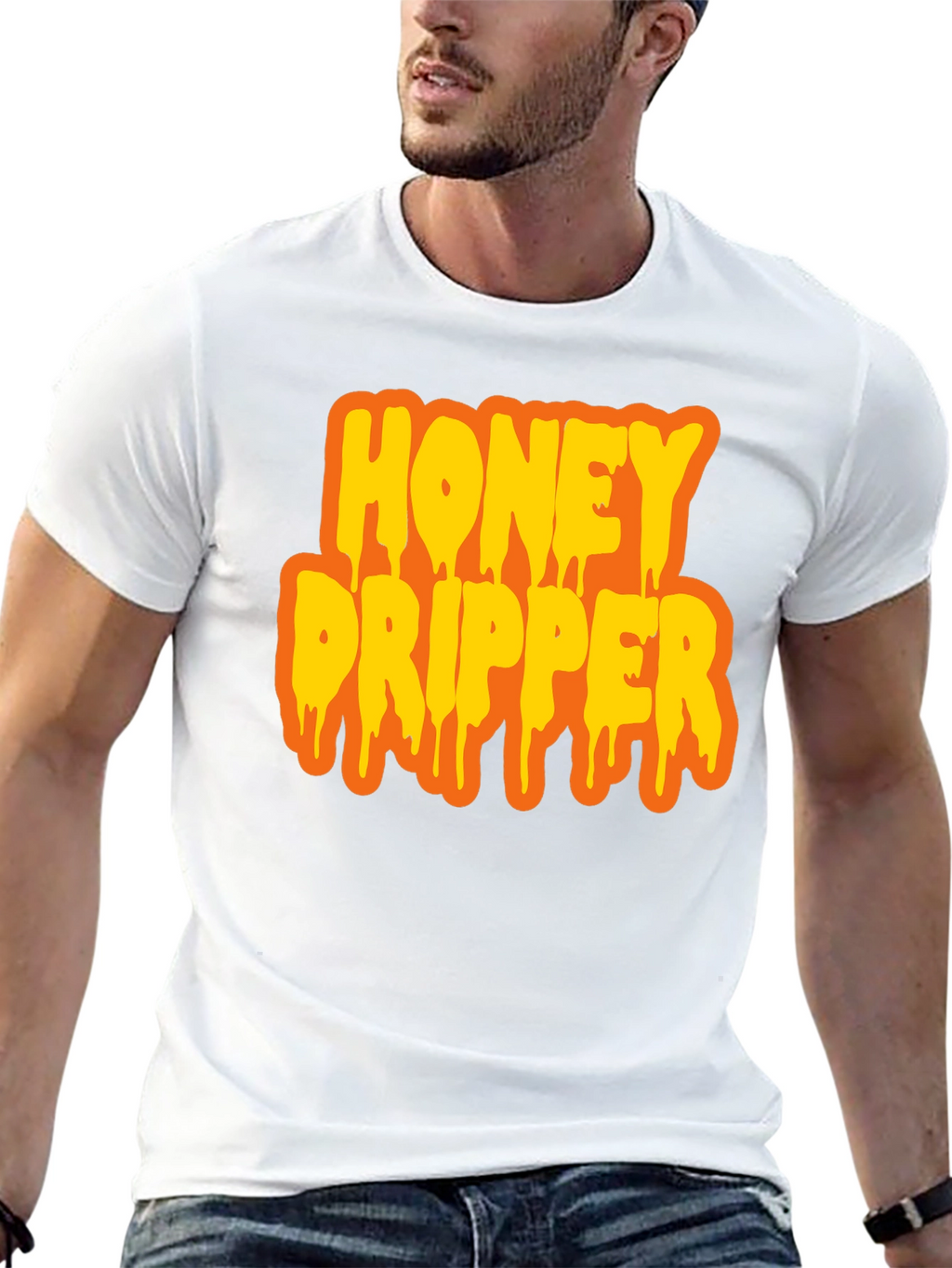 Honey Dripper Graphic T-Shirt - Black