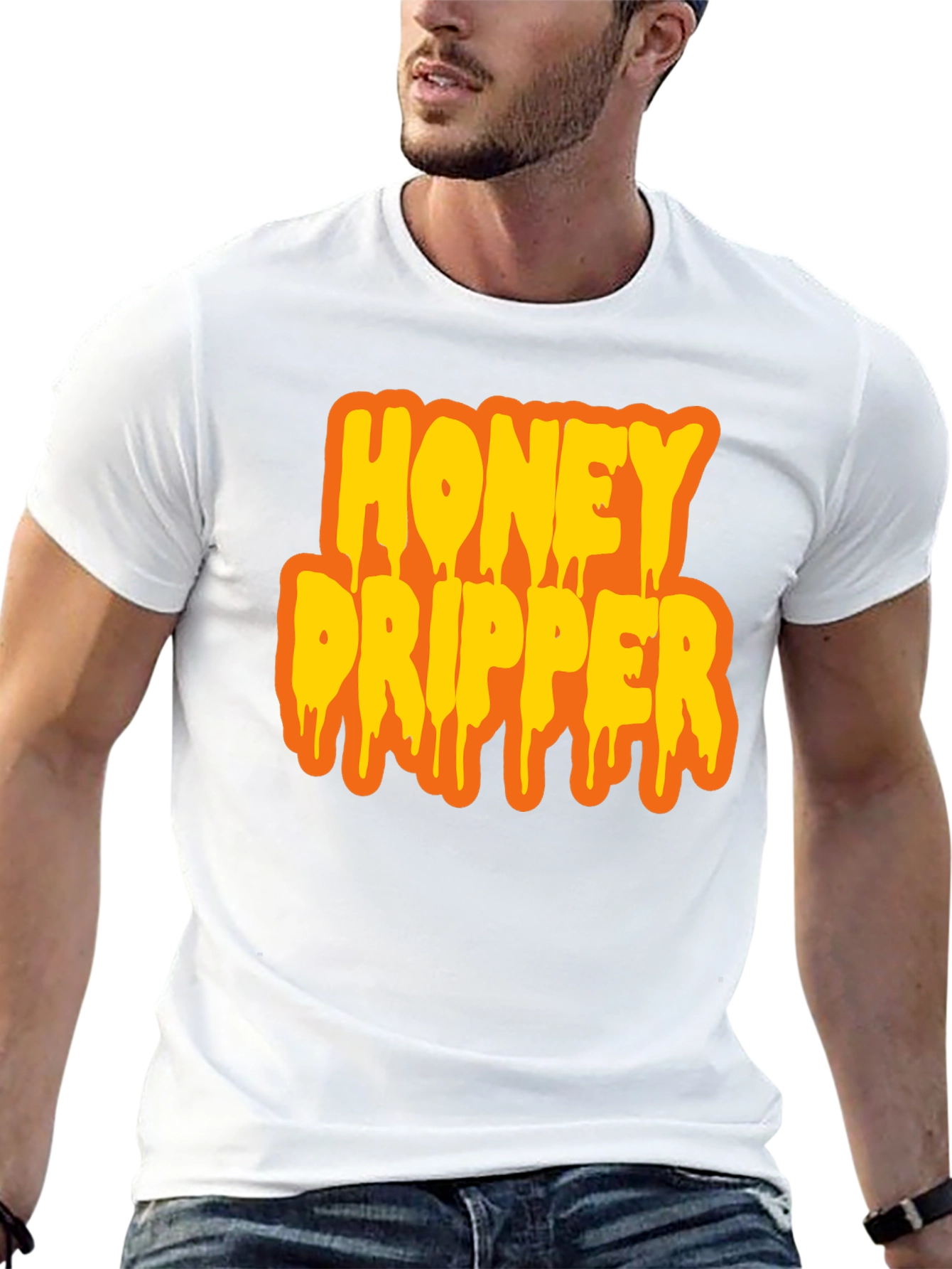 Honey Dripper Graphic T-Shirt - Black