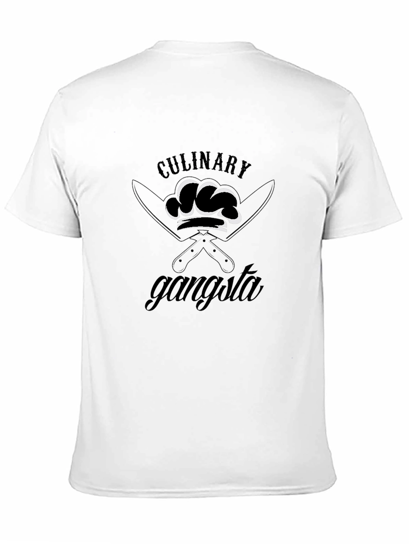 Culinary Gangsta Chef T-Shirt - Black Graphic Tee