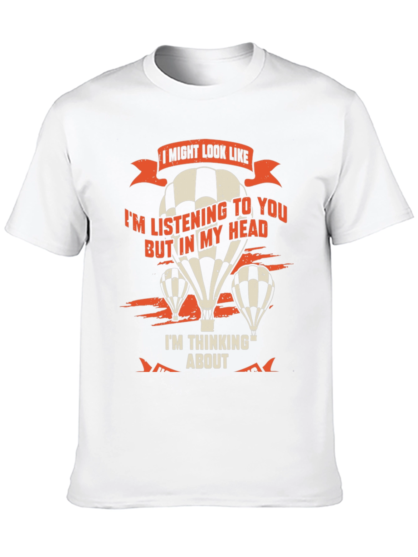 Balloon Graphic Tee - Listening But Thinking
