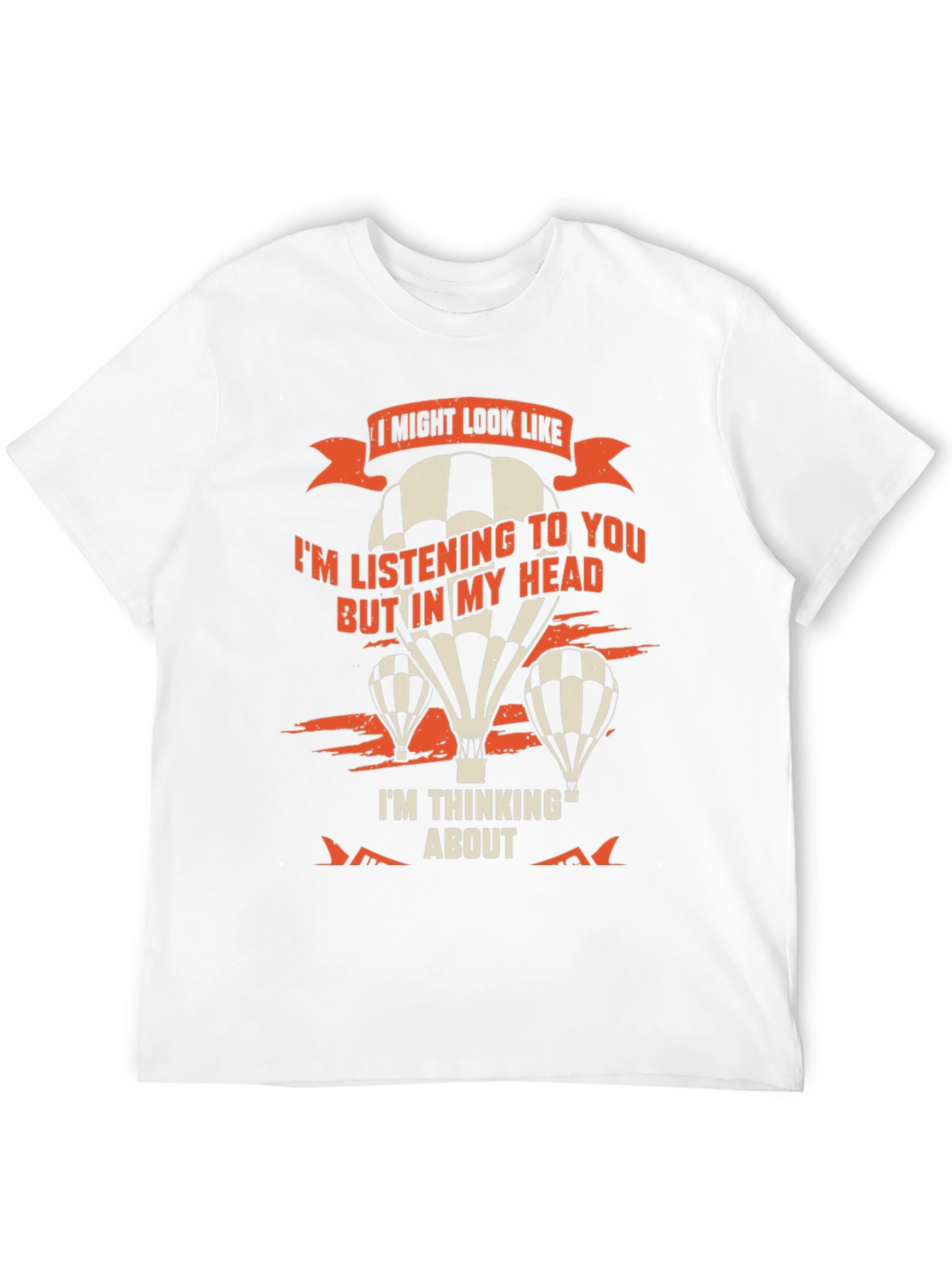 Balloon Graphic Tee - Listening But Thinking