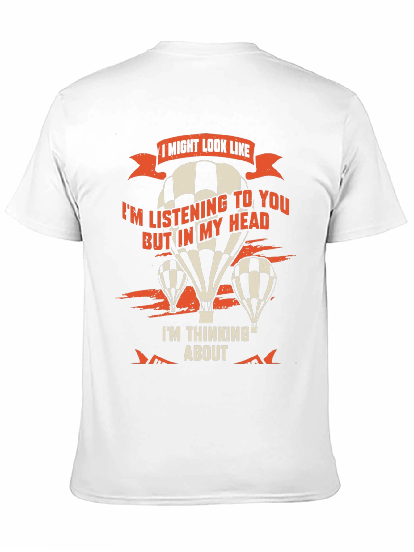 Balloon Graphic Tee - Listening But Thinking
