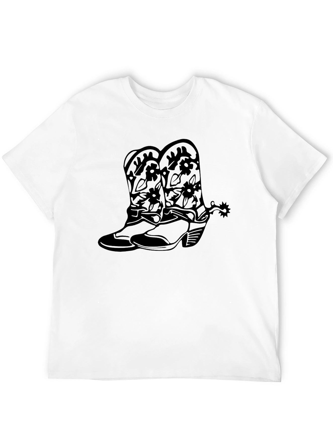 Cowboy Boots Graphic Tee - Western Style T-Shirt