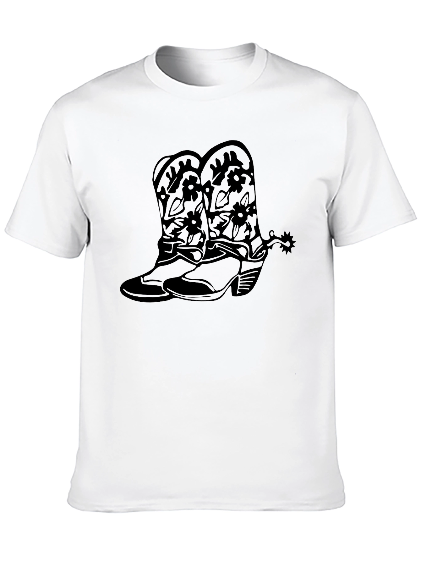Cowboy Boots Graphic Tee - Western Style T-Shirt