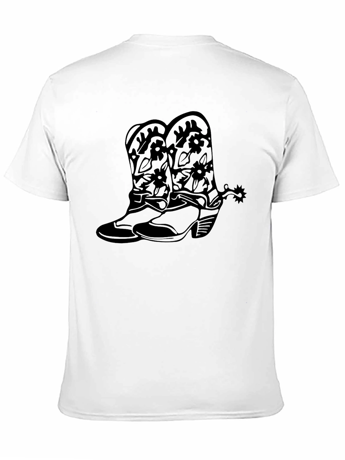 Cowboy Boots Graphic Tee - Western Style T-Shirt
