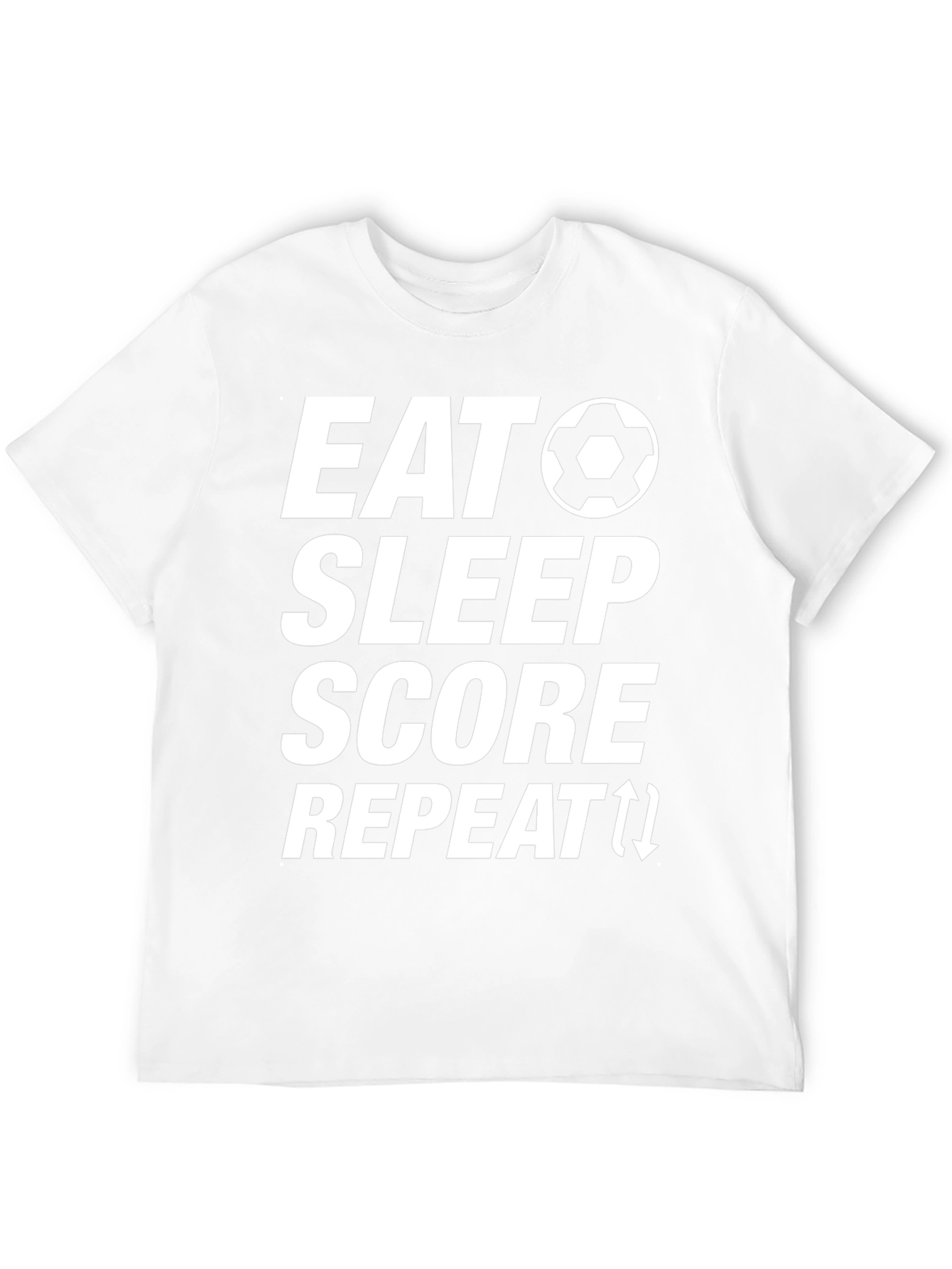 Eat Sleep Score Repeat T-Shirt