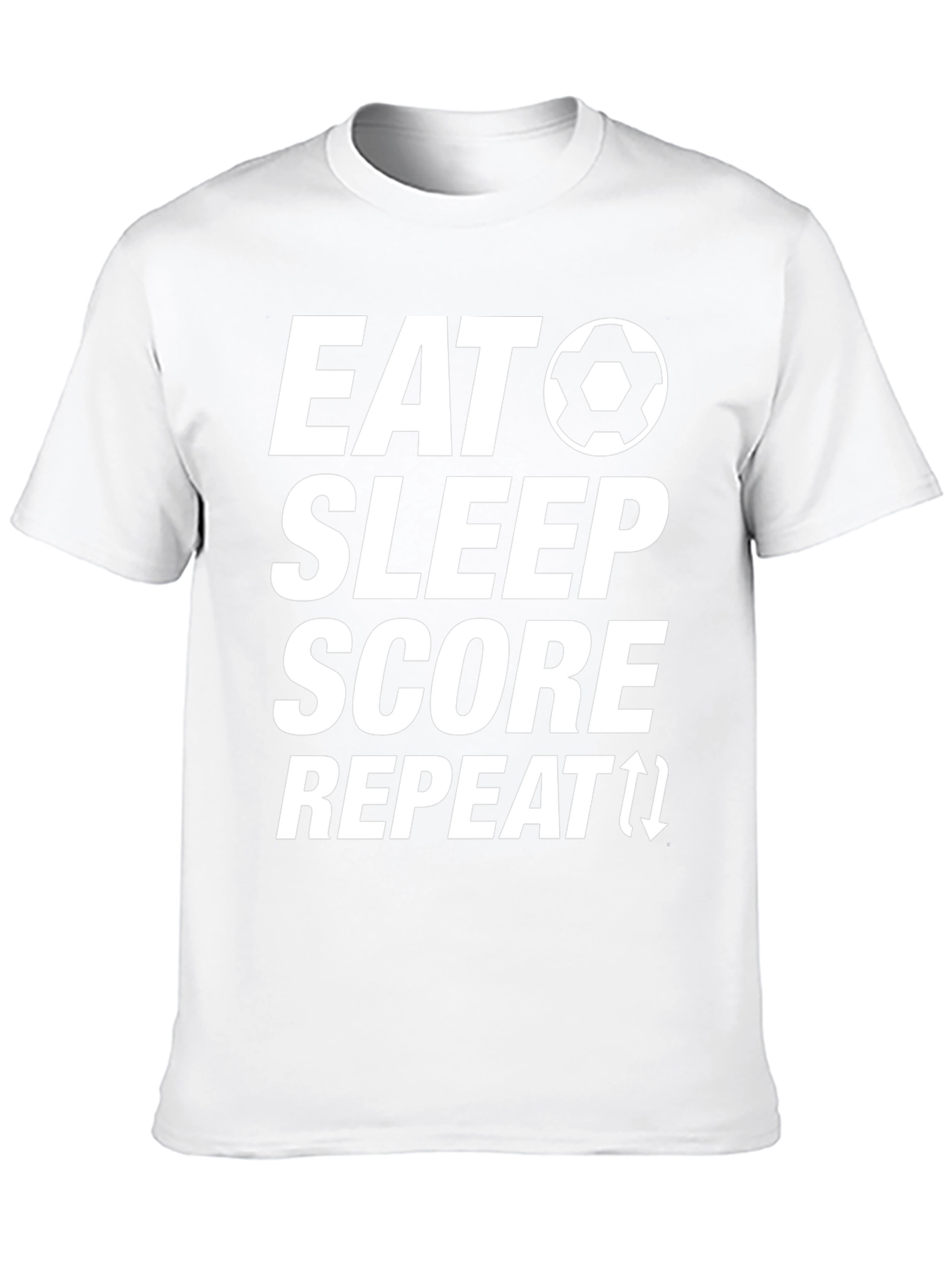 Eat Sleep Score Repeat T-Shirt