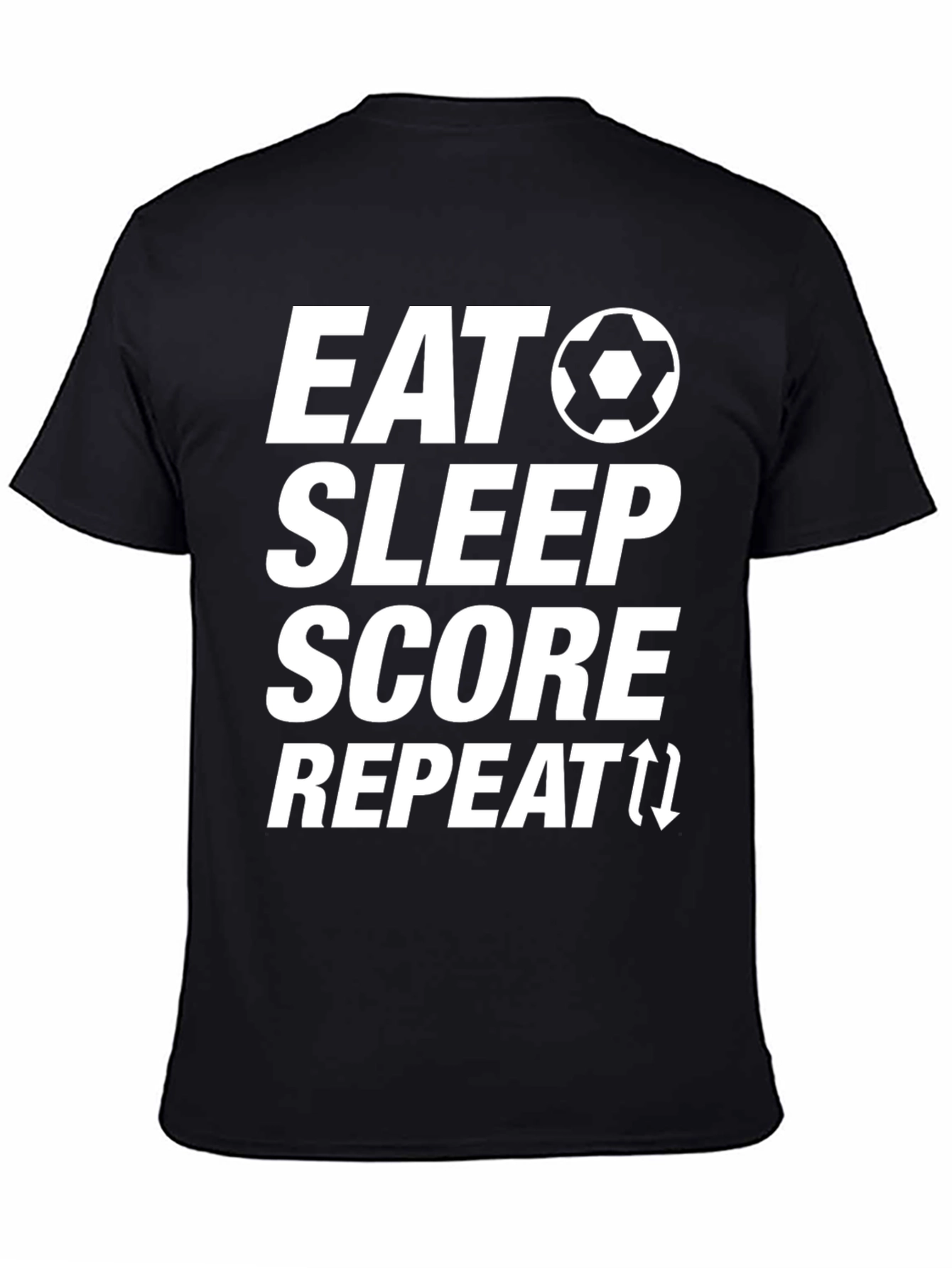 Eat Sleep Score Repeat T-Shirt