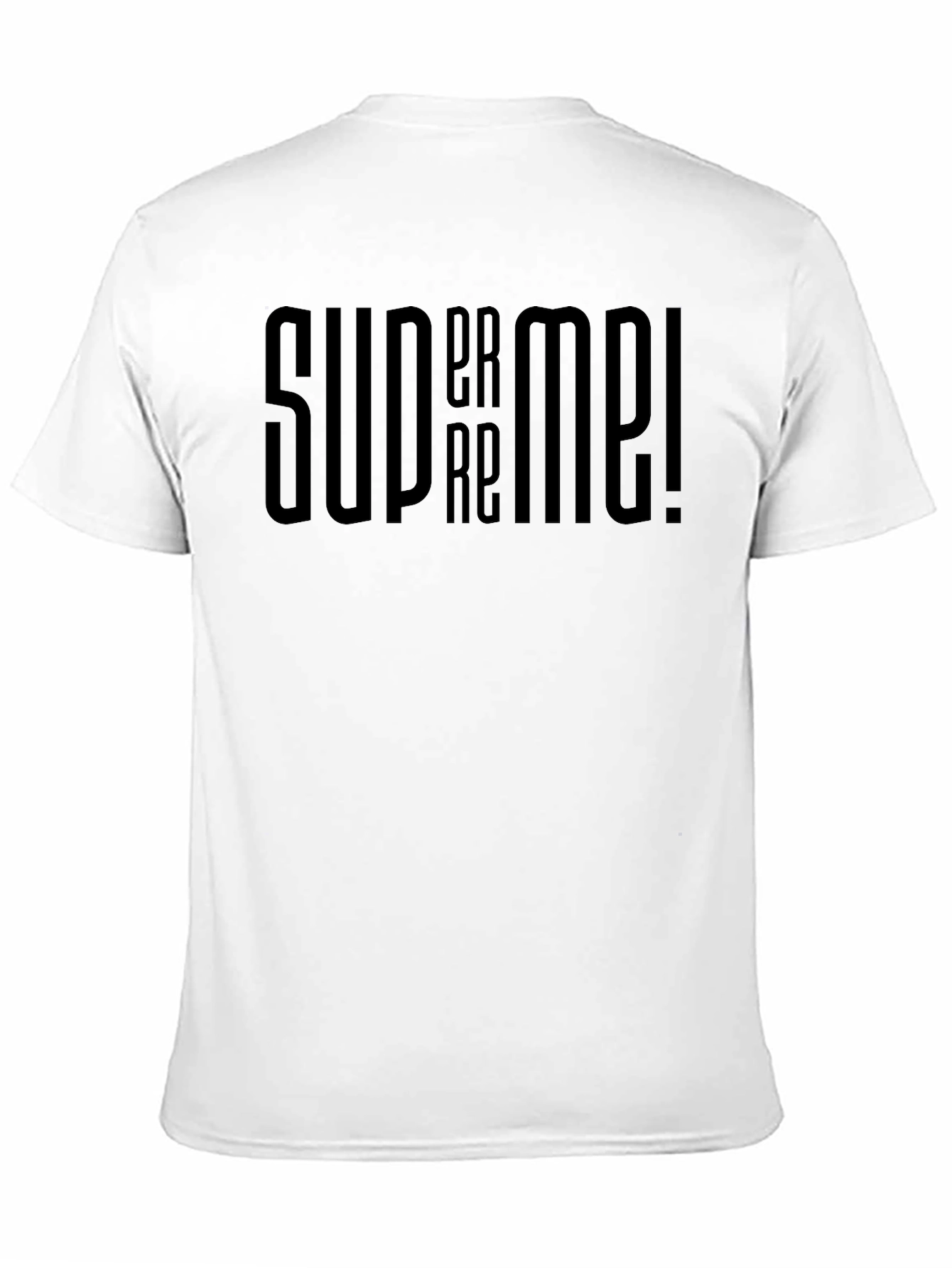 Supreme Style Black Graphic Tee