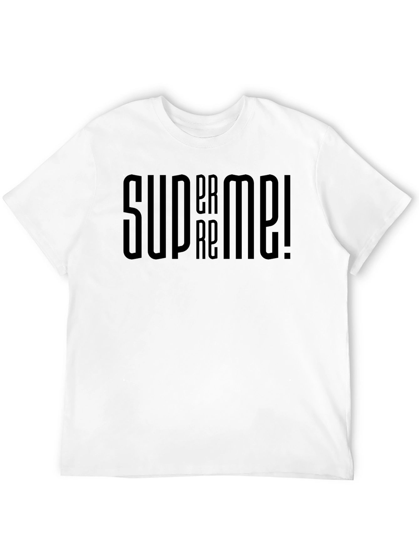 Supreme Style Black Graphic Tee