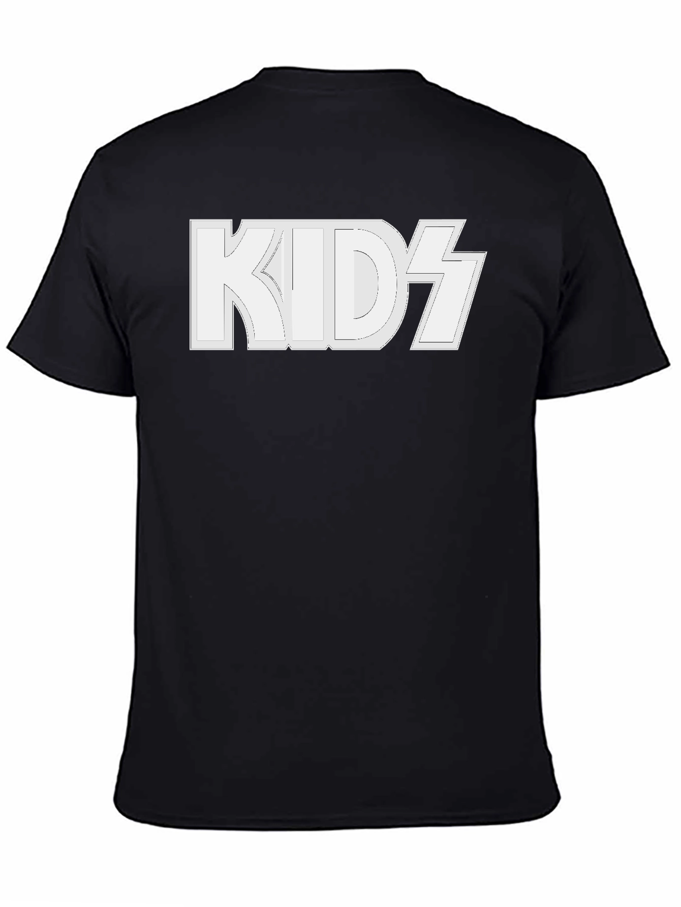 KIDZ Black Graphic Tee - Rock Band Inspired T-Shirt