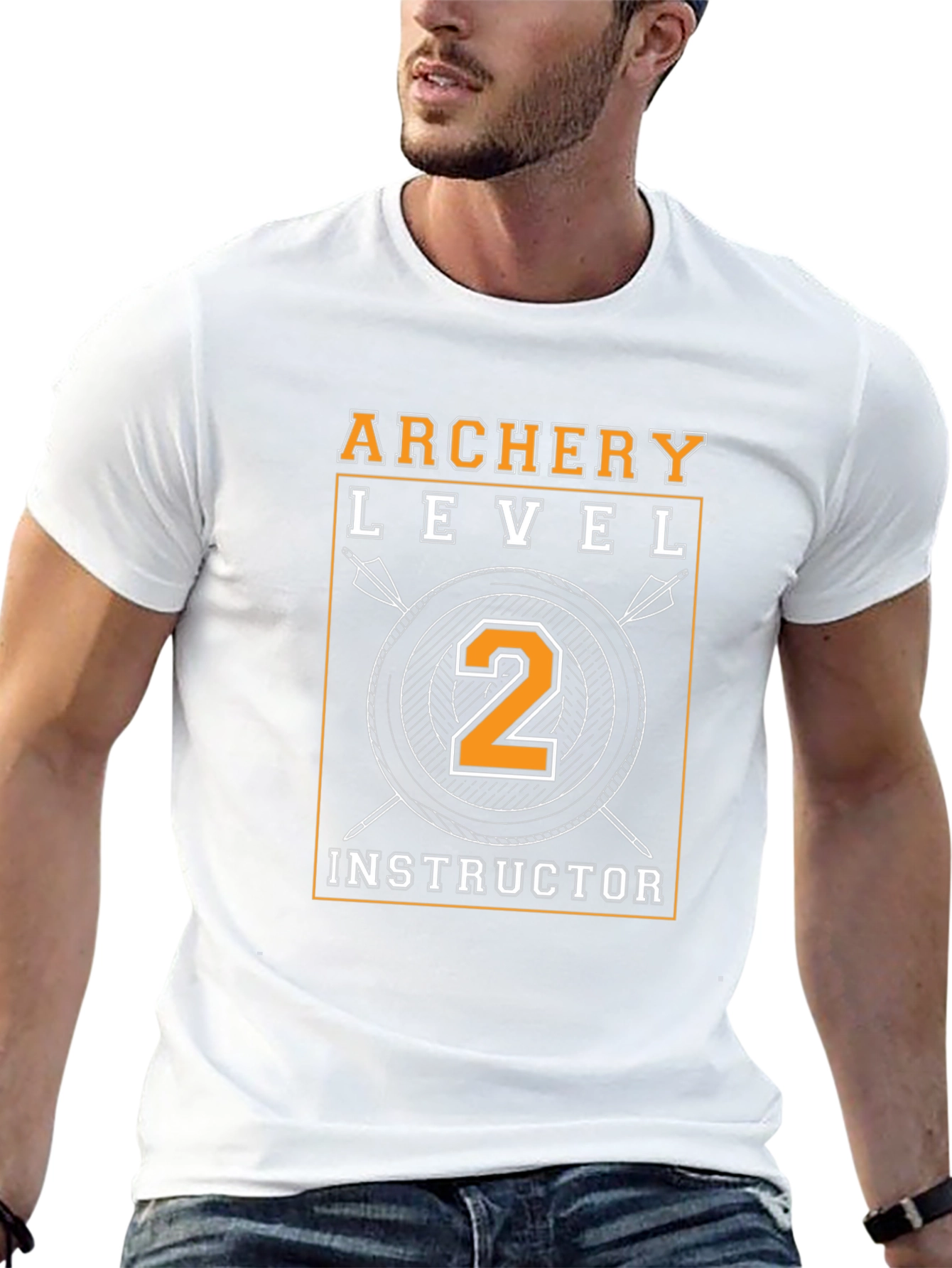 Archery Level 2 Instructor T-Shirt - Black Cotton Tee