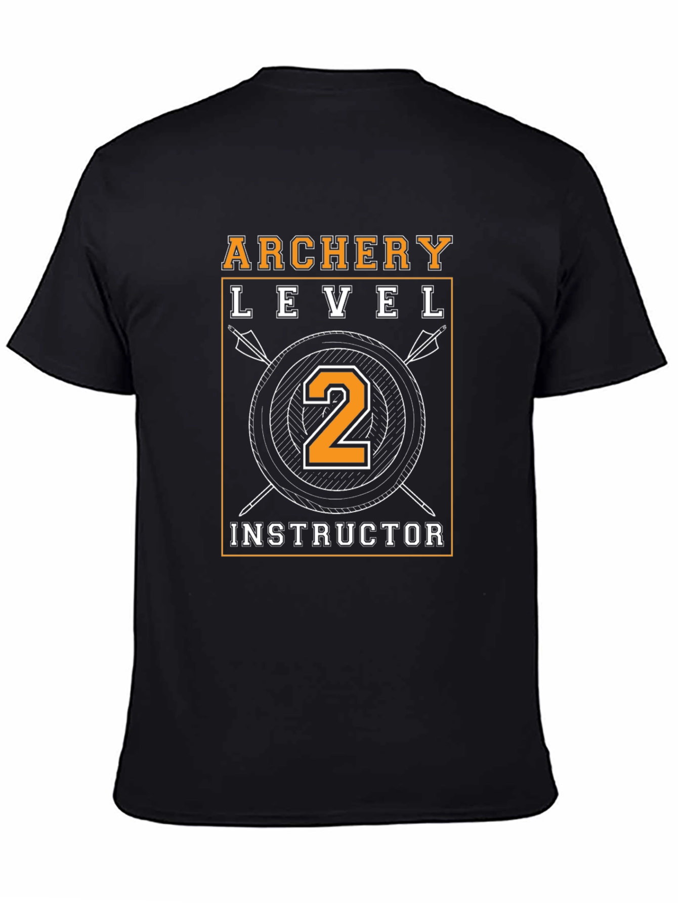 Archery Level 2 Instructor T-Shirt - Black Cotton Tee