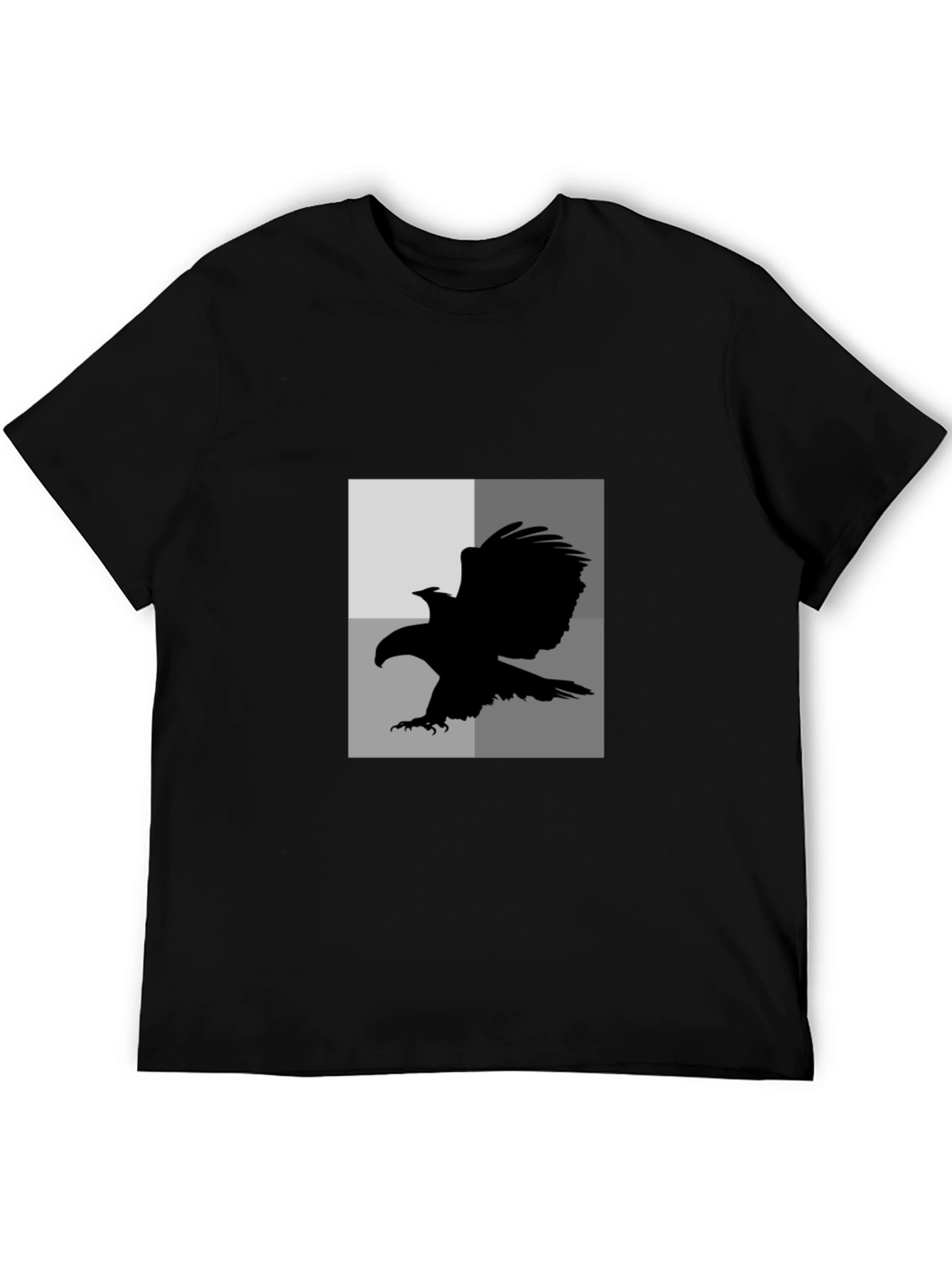 Black Eagle Graphic Tee - Mens Casual T-Shirt