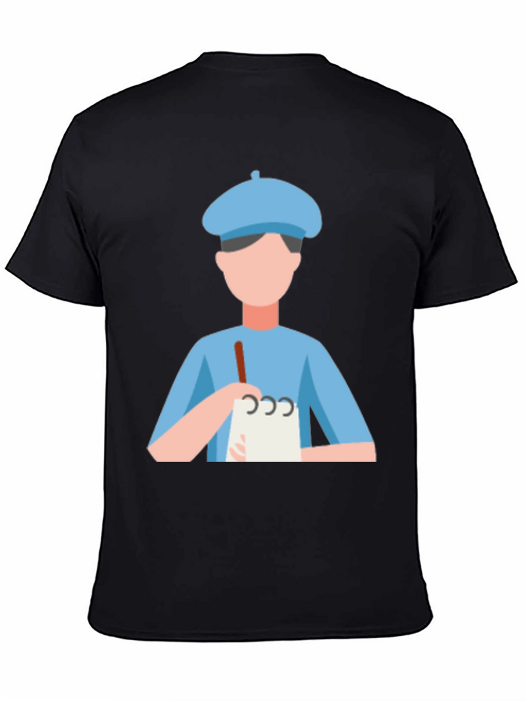 Artist Graphic Tee - Black Cotton T-Shirt