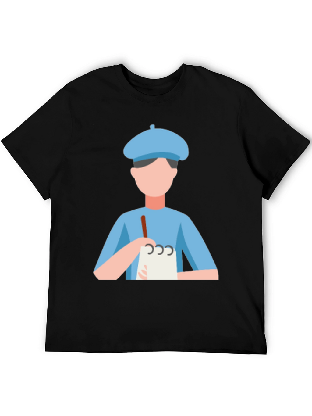 Artist Graphic Tee - Black Cotton T-Shirt