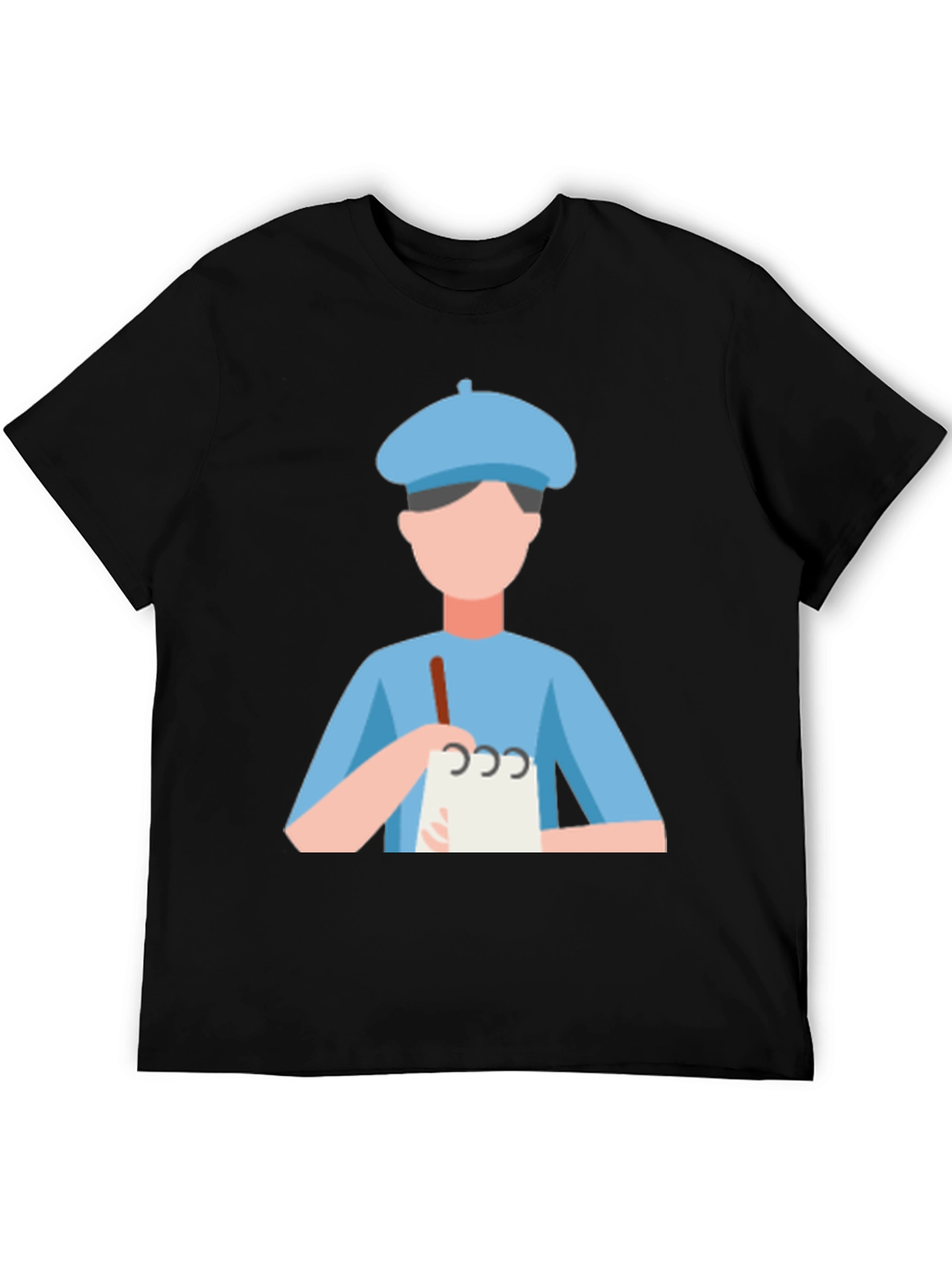 Artist Graphic Tee - Black Cotton T-Shirt