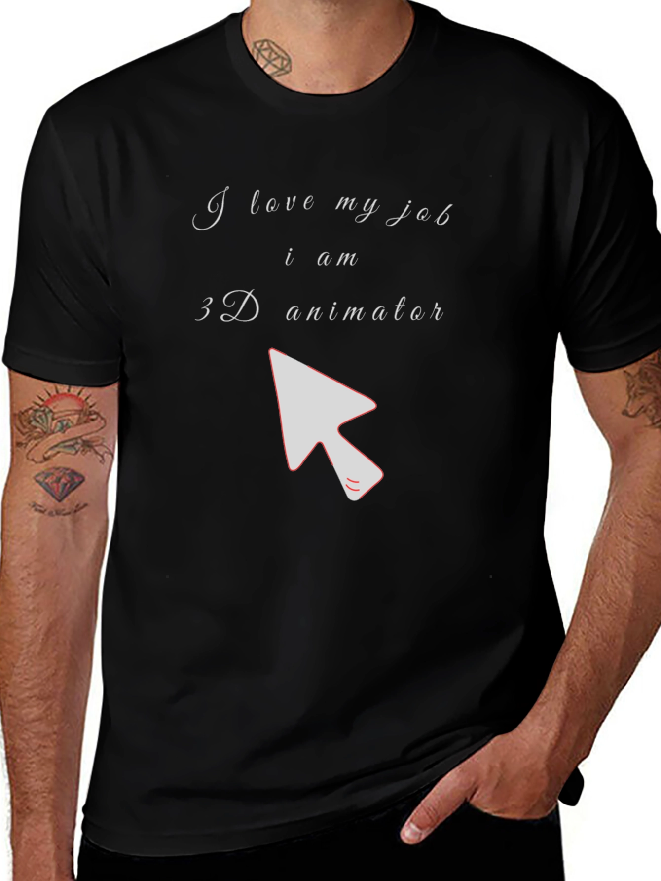 3D Animator T-Shirt - I Love My Job