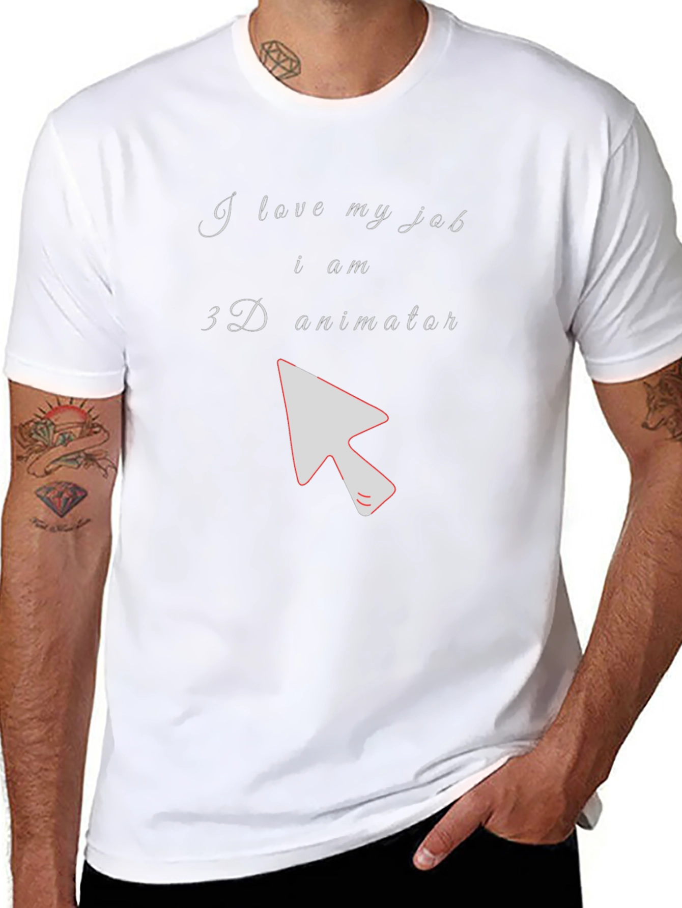 3D Animator T-Shirt - I Love My Job