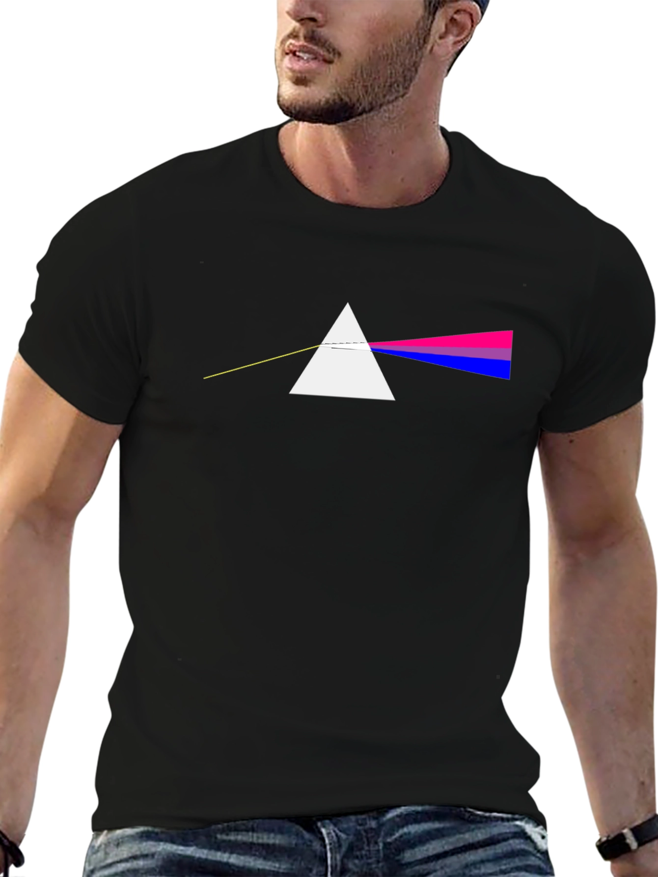 Bisexual Pride Dark Side of the Moon T-Shirt
