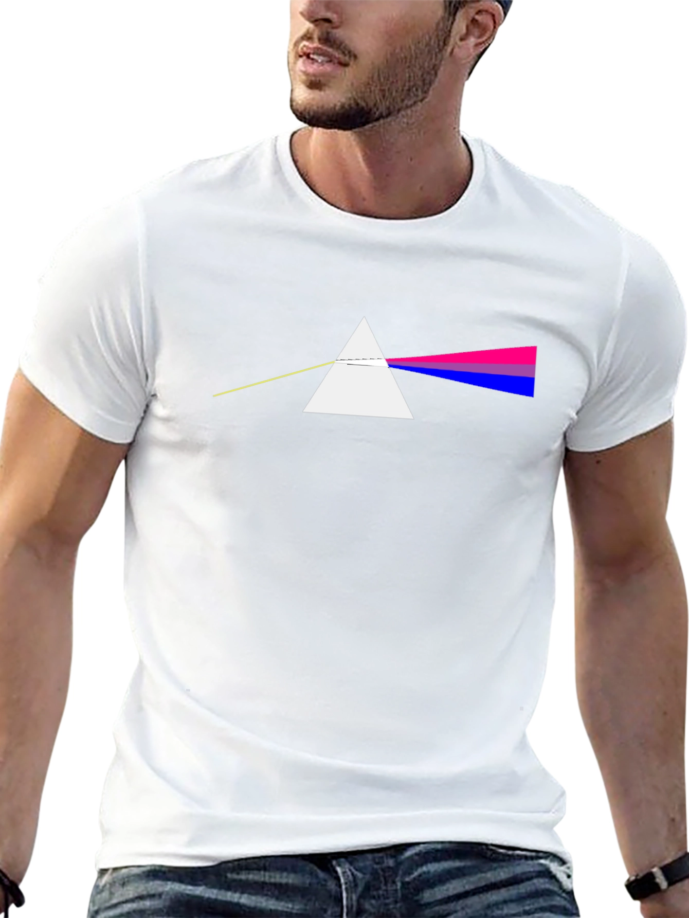 Bisexual Pride Dark Side of the Moon T-Shirt