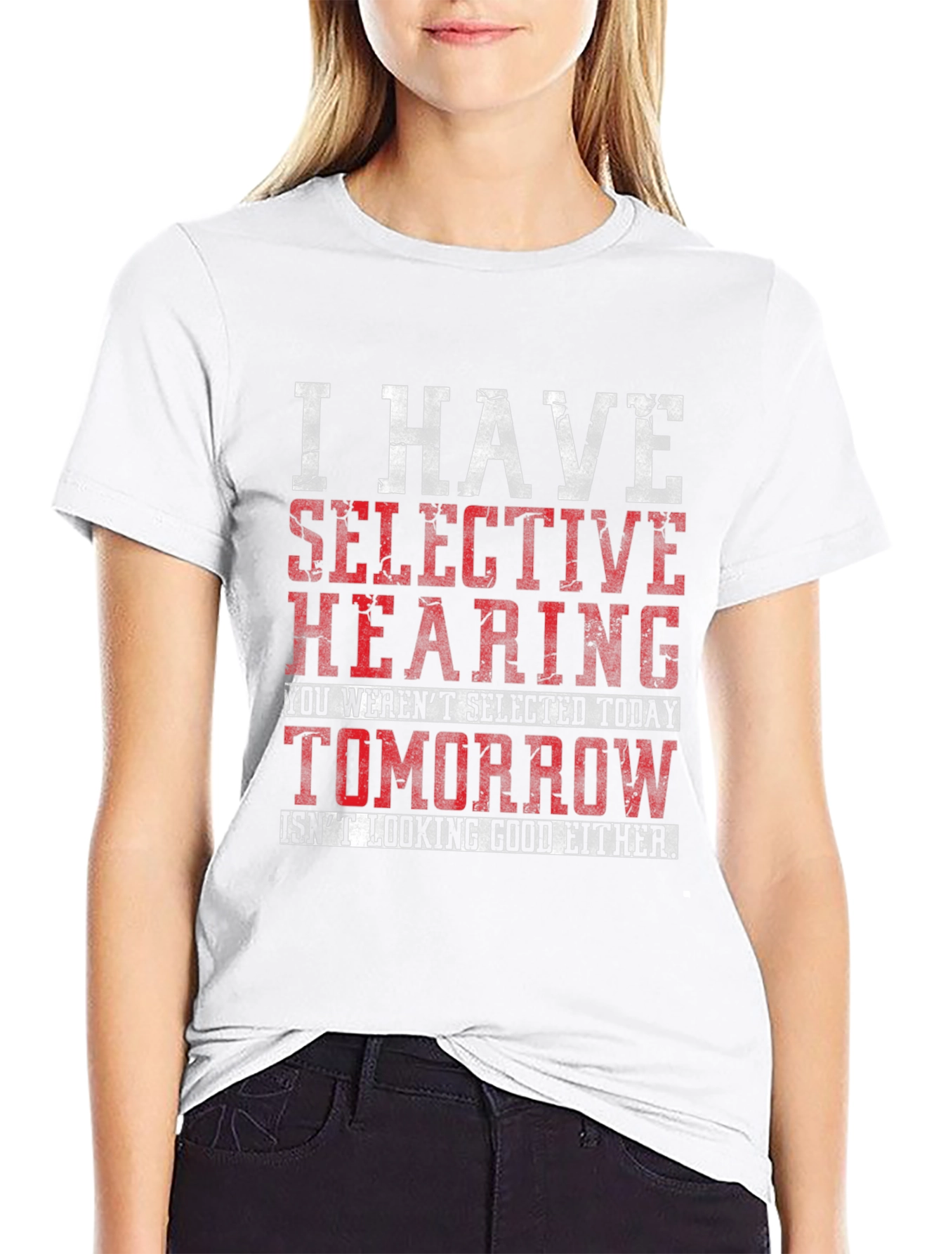 Selective Hearing Graphic T-Shirt