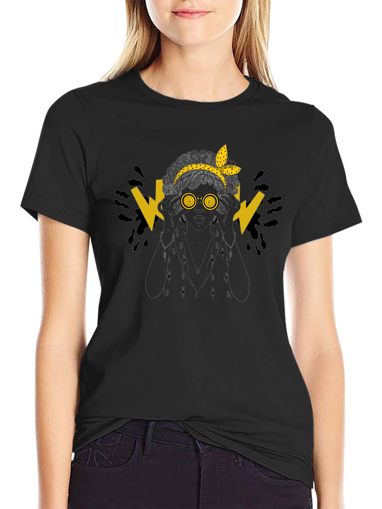 Hypnotic Pop Art Graphic Tee