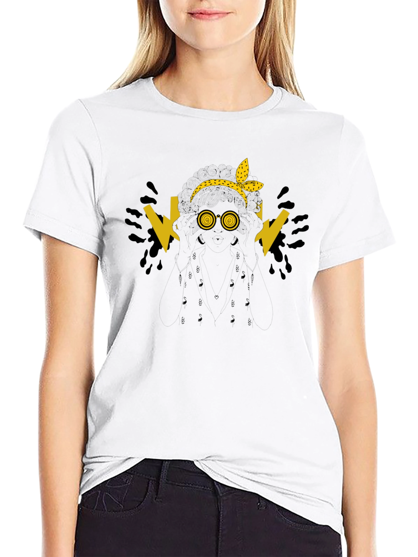 Hypnotic Pop Art Graphic Tee