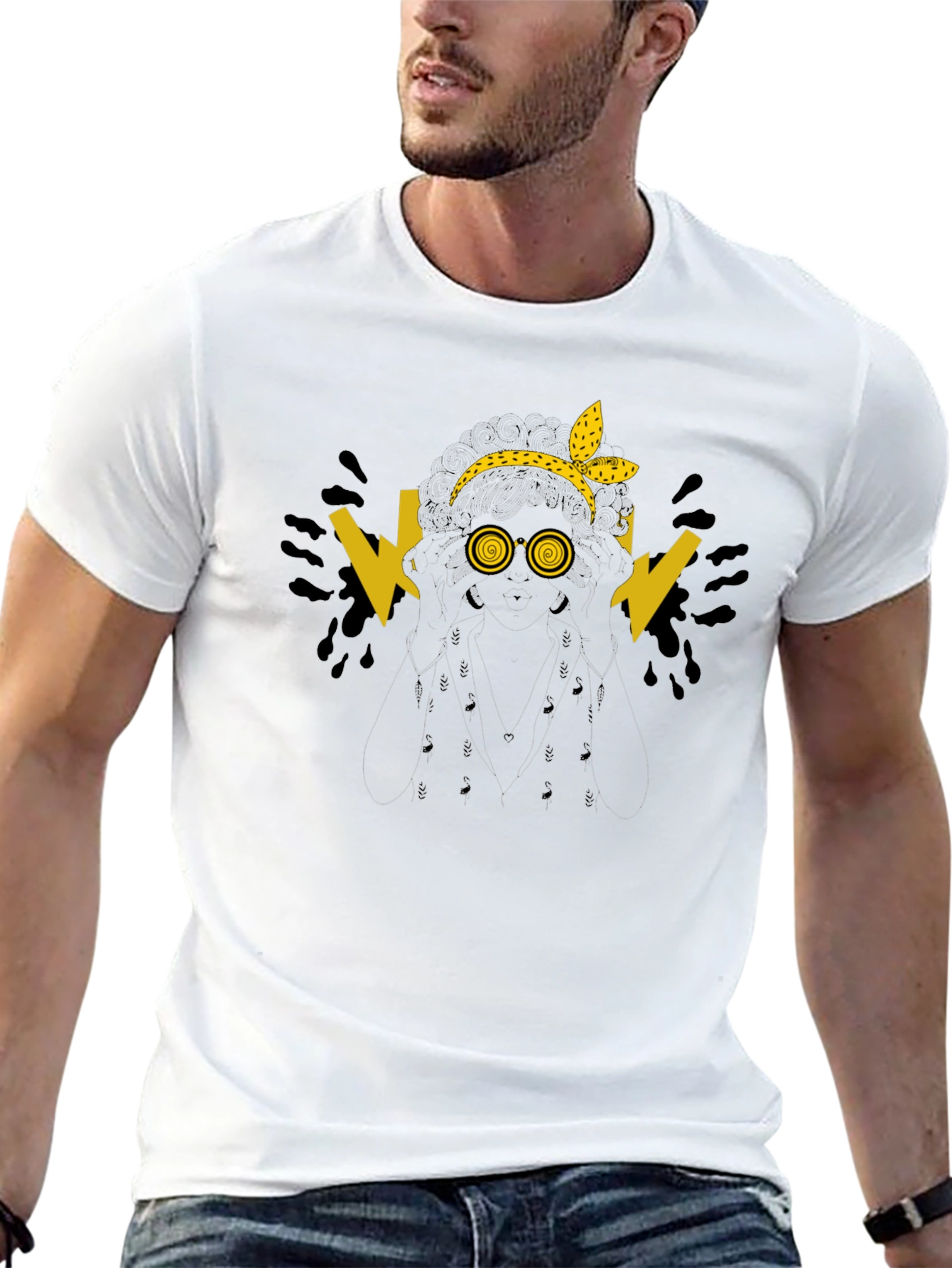 Hypnotic Pop Art Graphic Tee