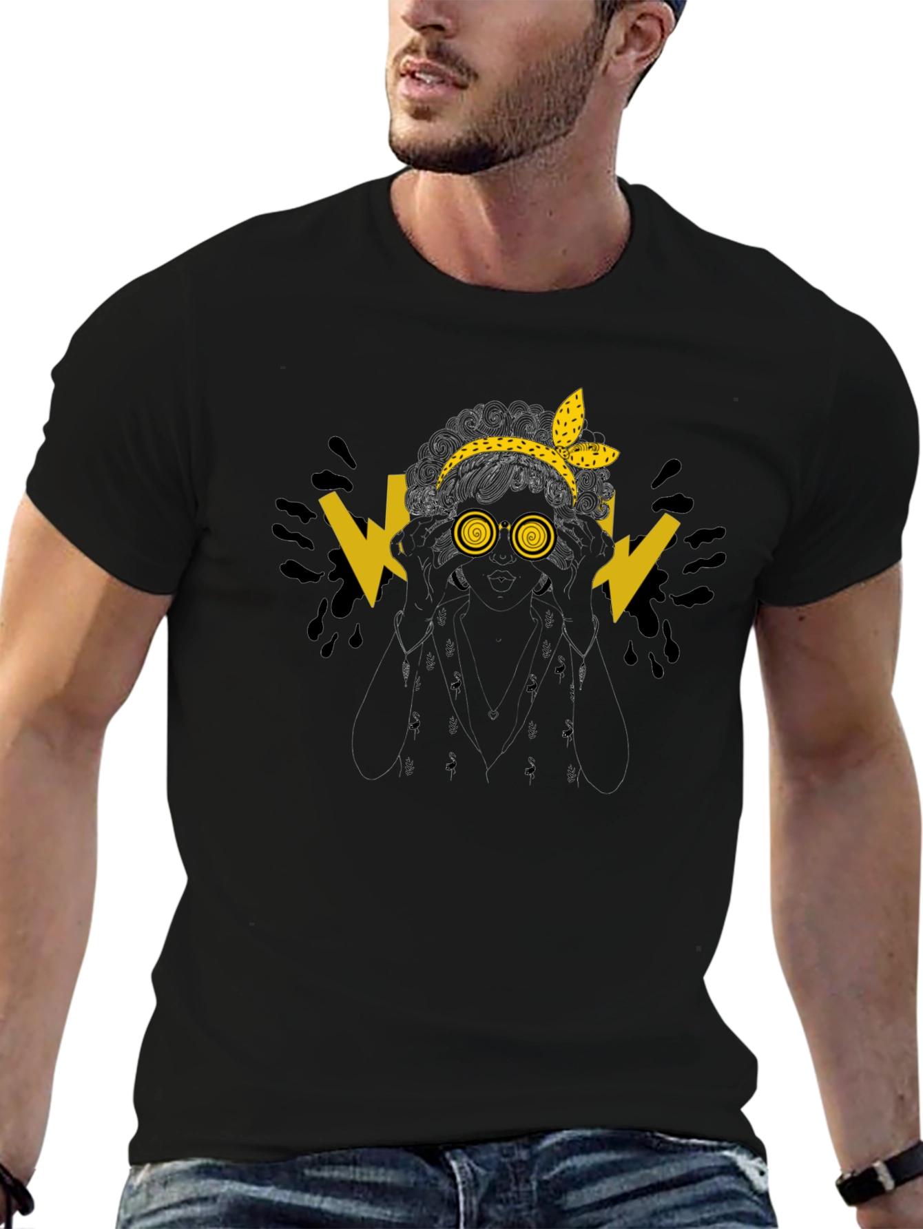 Hypnotic Pop Art Graphic Tee