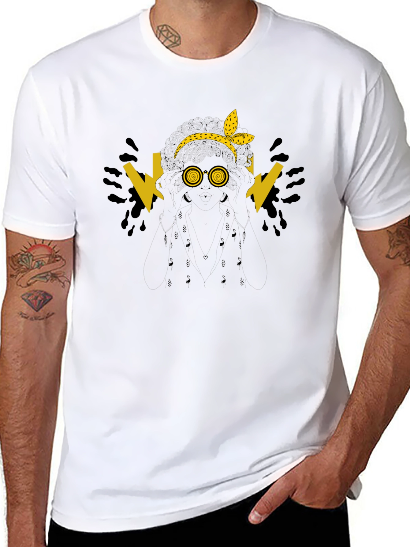 Hypnotic Pop Art Graphic Tee
