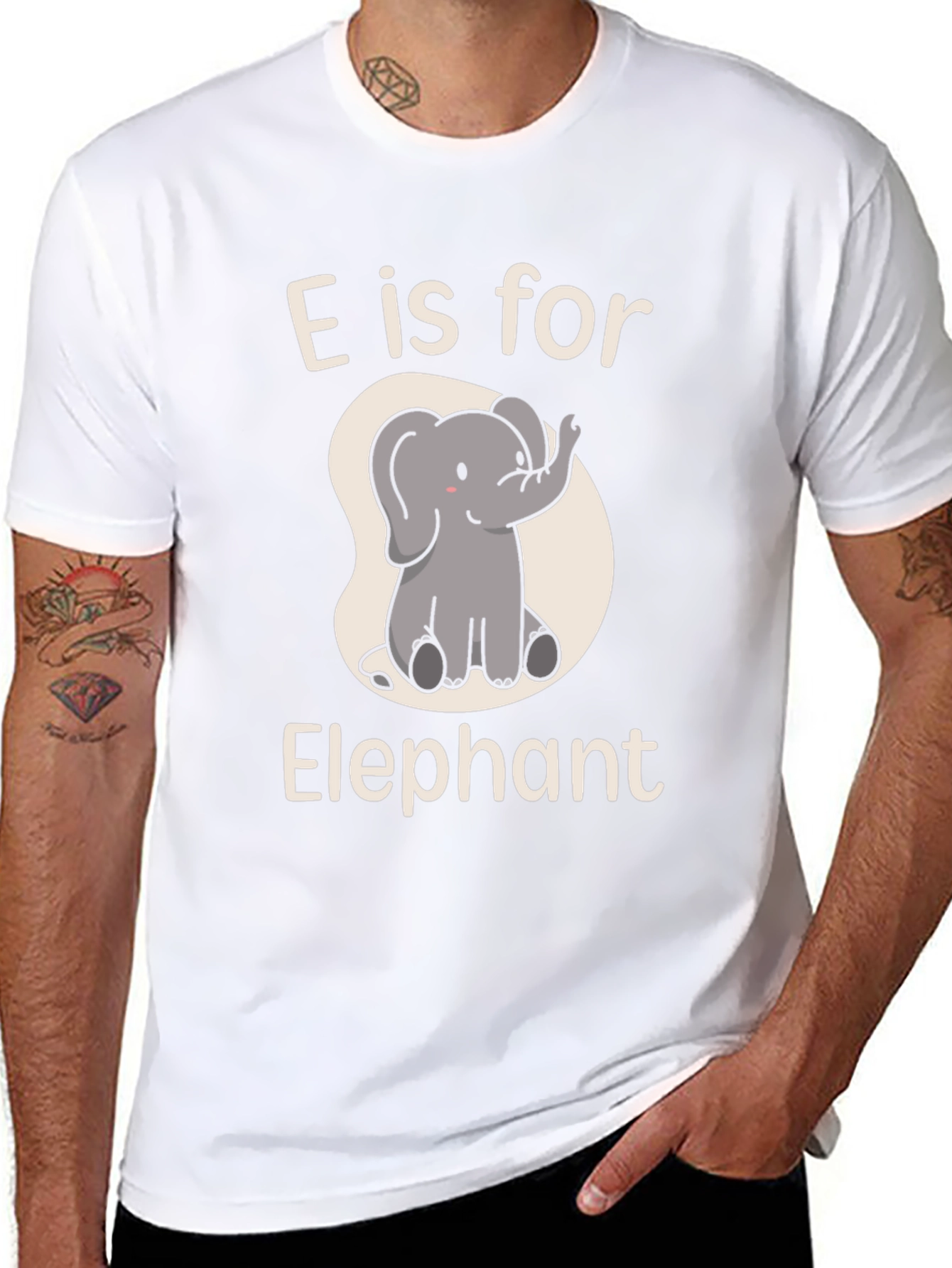 E is for Elephant T-Shirt