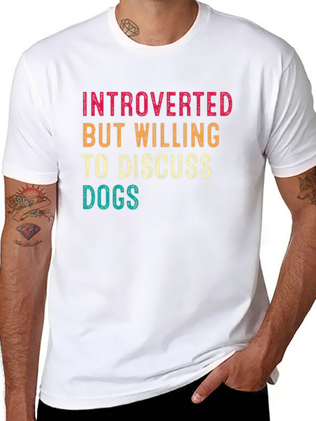 Introverted Dogs Graphic Tee