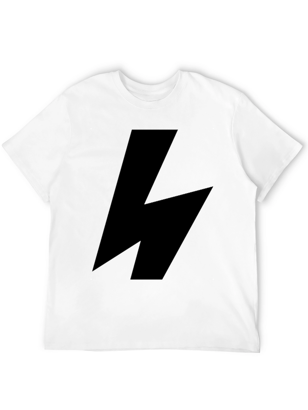 Bold Lightning Bolt Black T-Shirt
