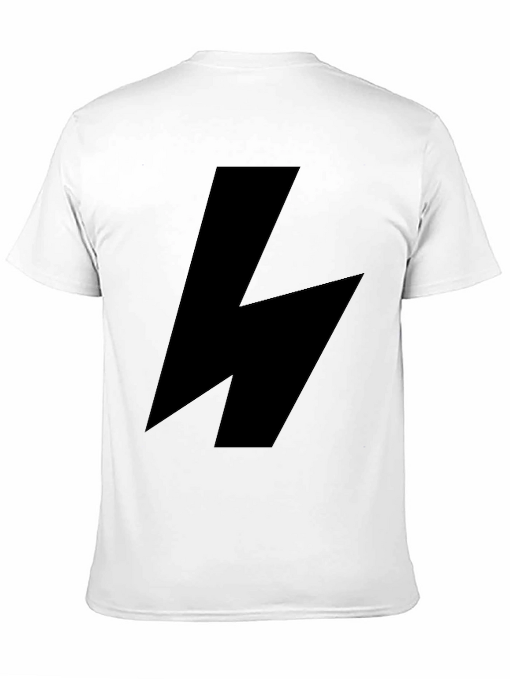 Bold Lightning Bolt Black T-Shirt