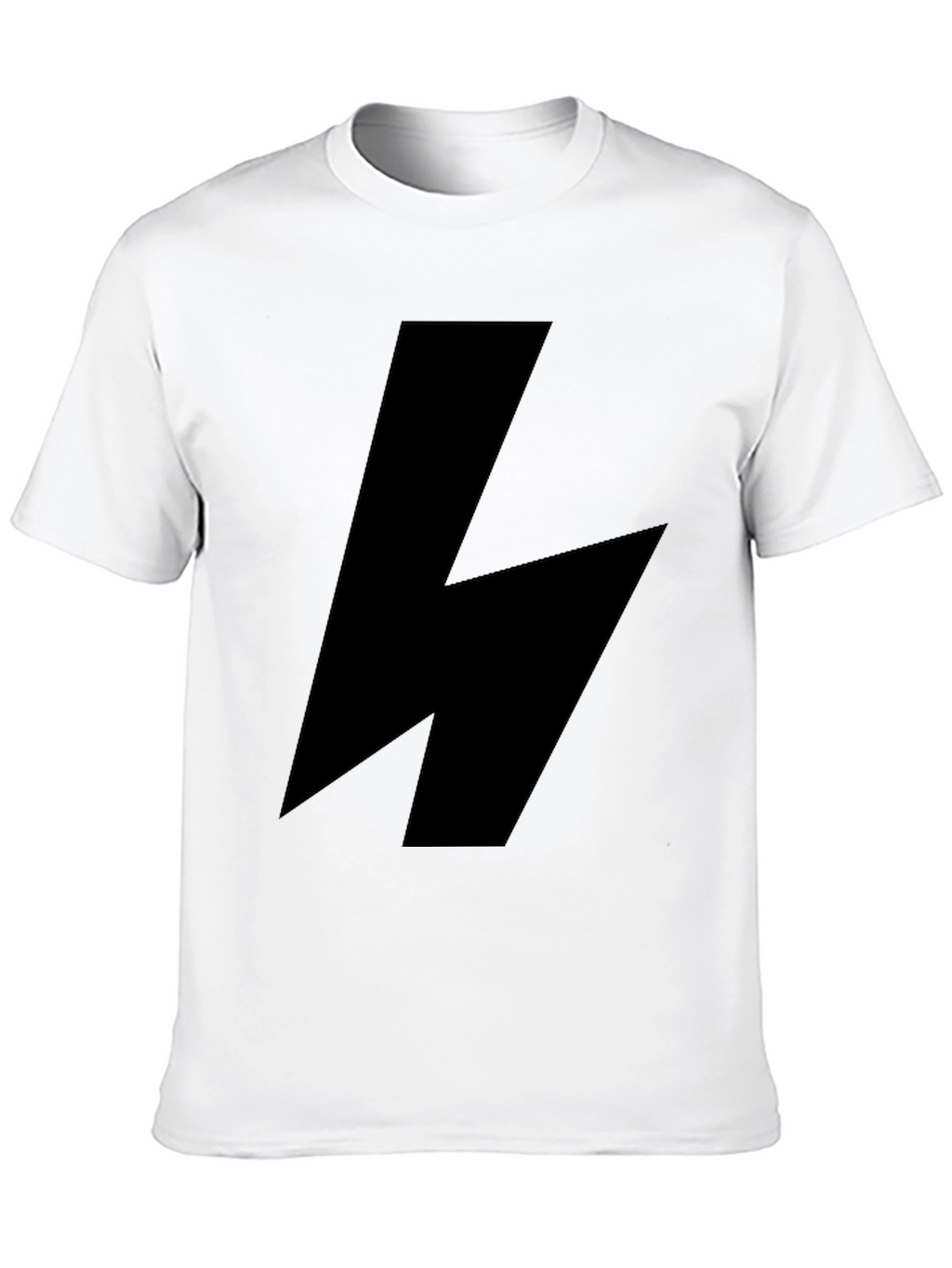 Bold Lightning Bolt Black T-Shirt
