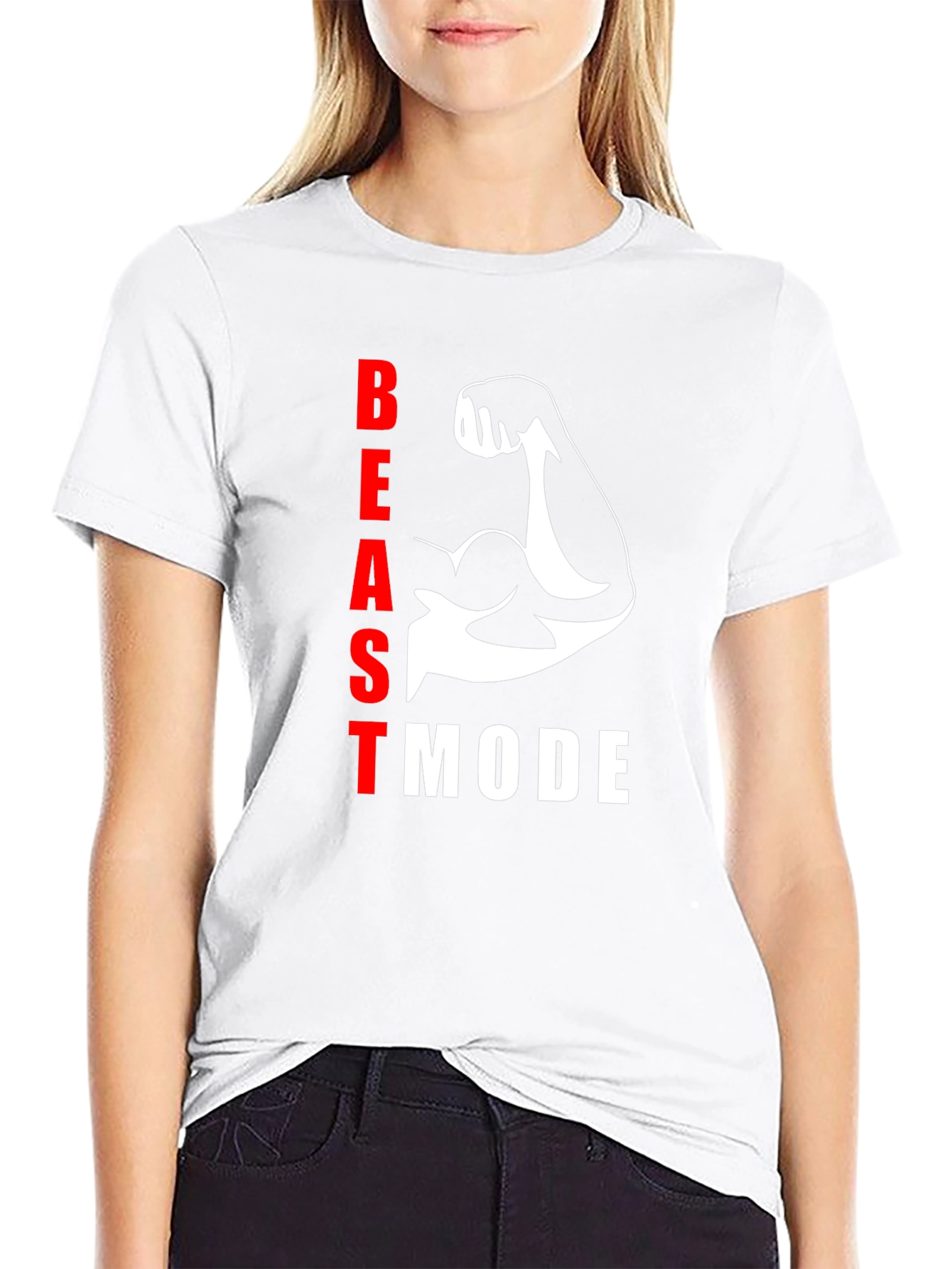 Beast Mode Black T-Shirt - Gym Motivation