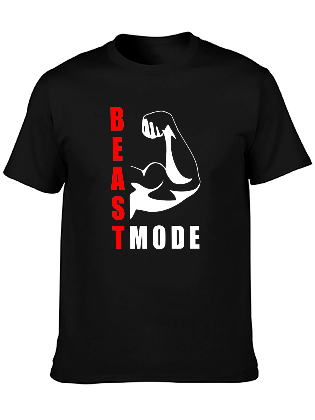 Beast Mode Black T-Shirt - Gym Motivation